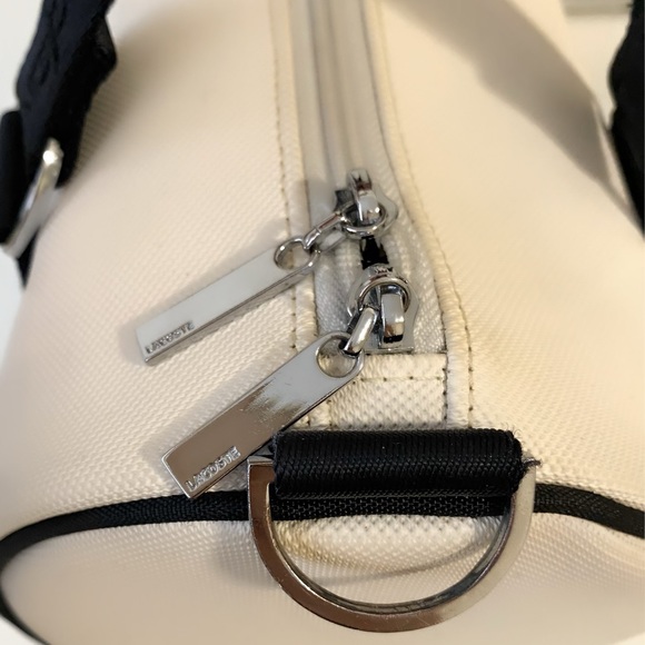 LACOSTE Large Crossbody Roll Bag, WHITE - Picture 2 of 5